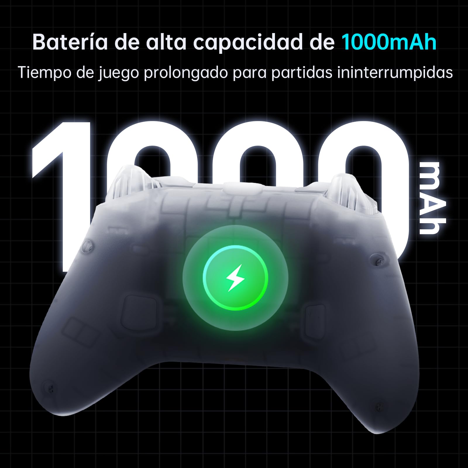 Machenike G3V2 Mando, 2 Joysticks Hall Ajustables, 2 Botones Programables, Luces RGB de Colores, Conectividad Bluetooth, para PC/Switch/IOS/Android, Batería de 1000 mAh (Rosa, PE-Upgrade)