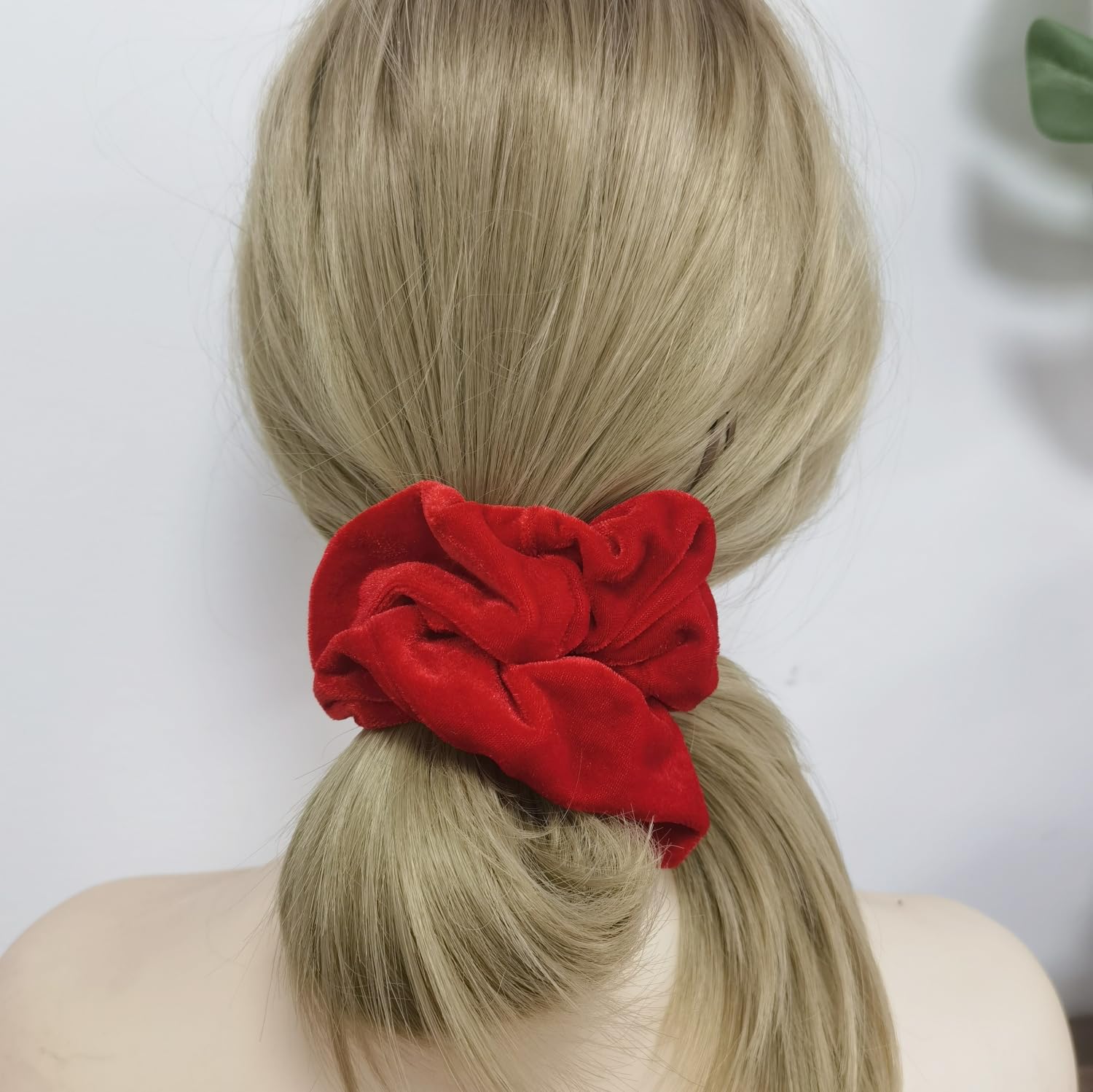 Amazon.com : 12 Pcs Large Velvet Scrunchies for Thick Long  display picture 3