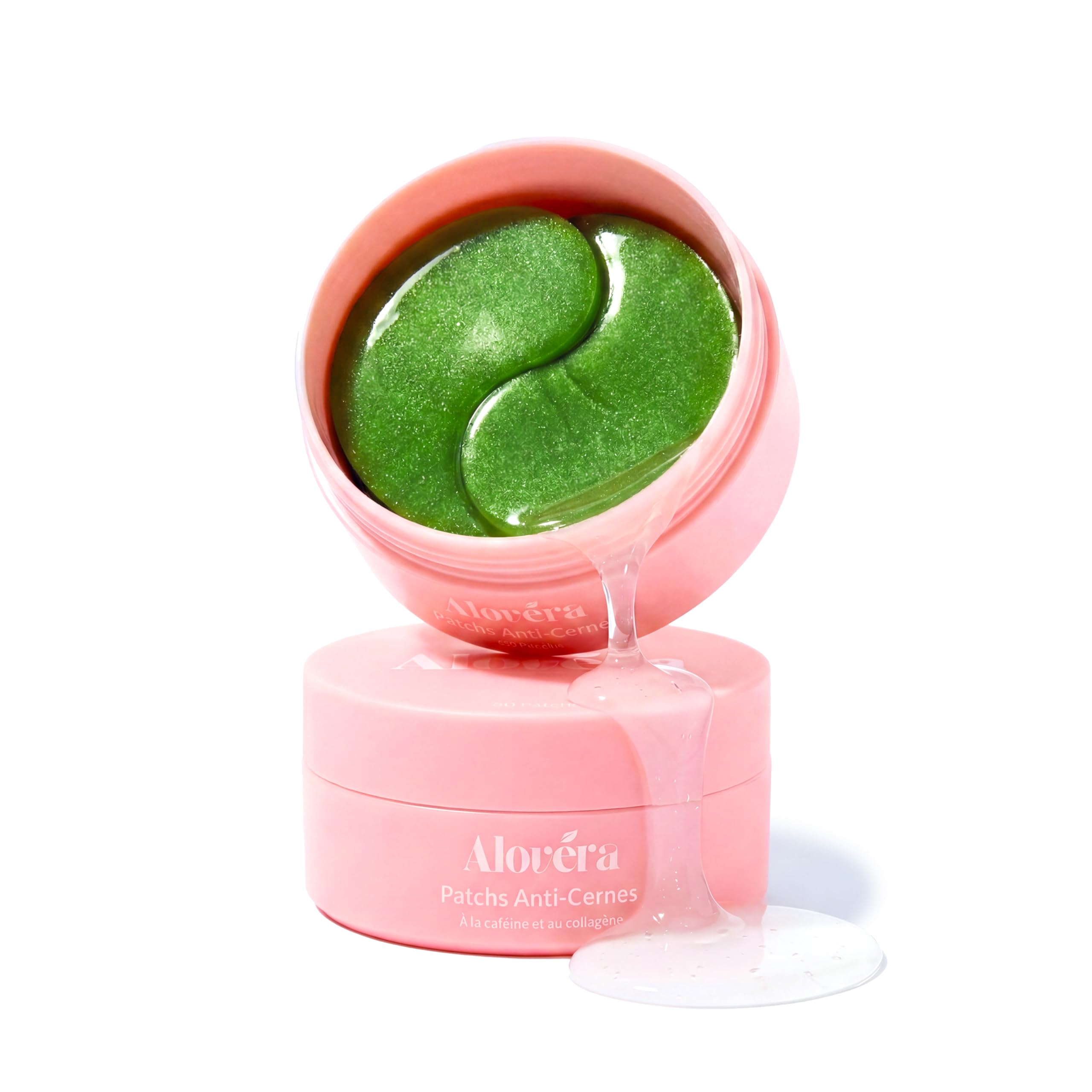 Patchs Anti-Cernes à la Caféine, 30 Paires (60 Patchs), Décongestionne le contour des yeux, Réduit les poches, cernes et signes de fatigue, Effet Booster Regard, 98% d’Origine Naturelle, 100/100 Yuka