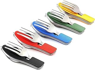 Camping Utensil Set with Multi-Tool