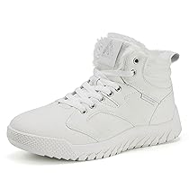 Mishansha Stivali da Invernali per Uomo Donna Caldi Antiscivolo Scarpe da Neve Calde Bianco 38 EU