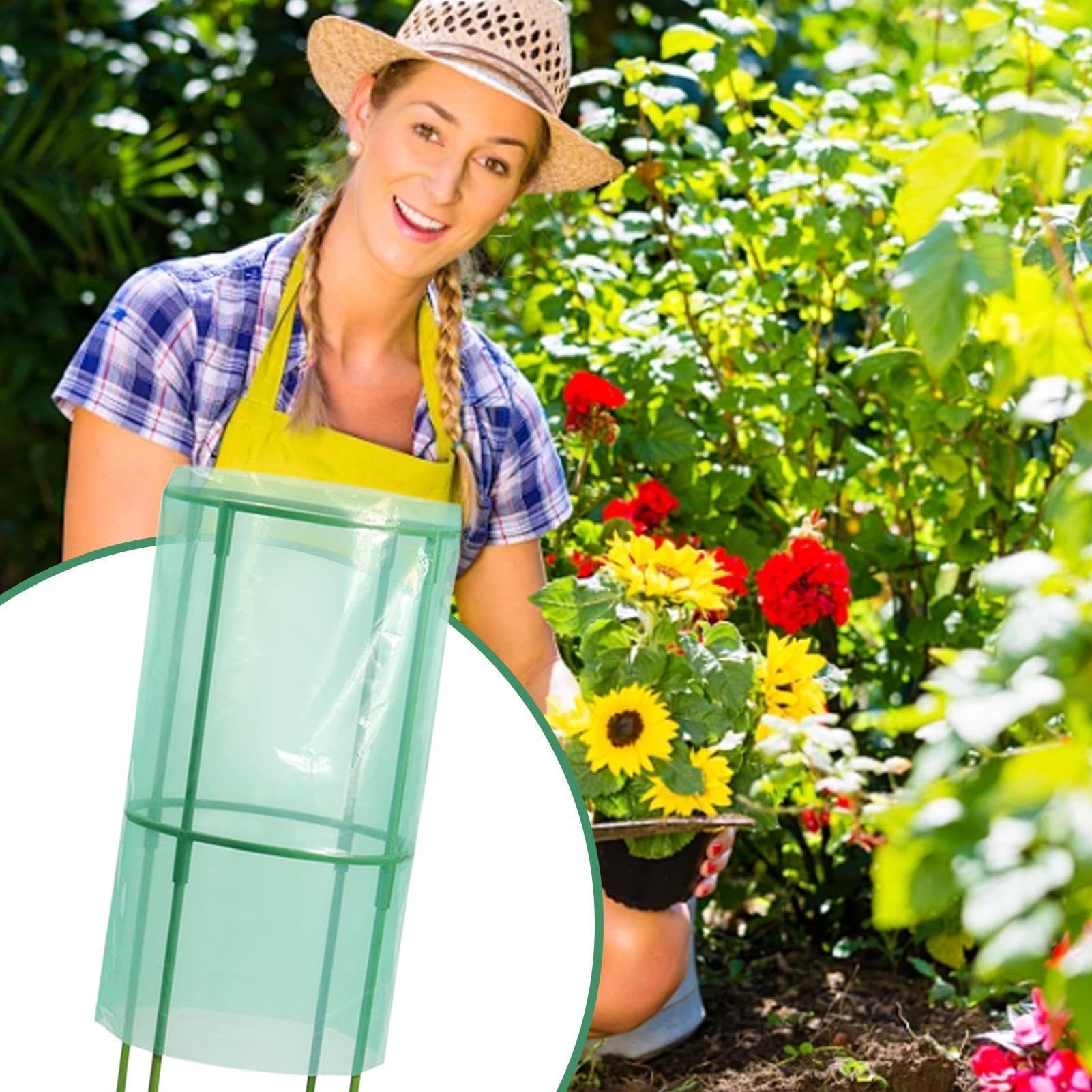 Cloche De Jardin Protection Contre Les Animaux Et Le Gel | Cloches De Jardin Et Cages De Protection Pour Pour Plate-Bande Surélevée, Carré Potager, Patio, Verger, Myrtilliers, Fleurs,