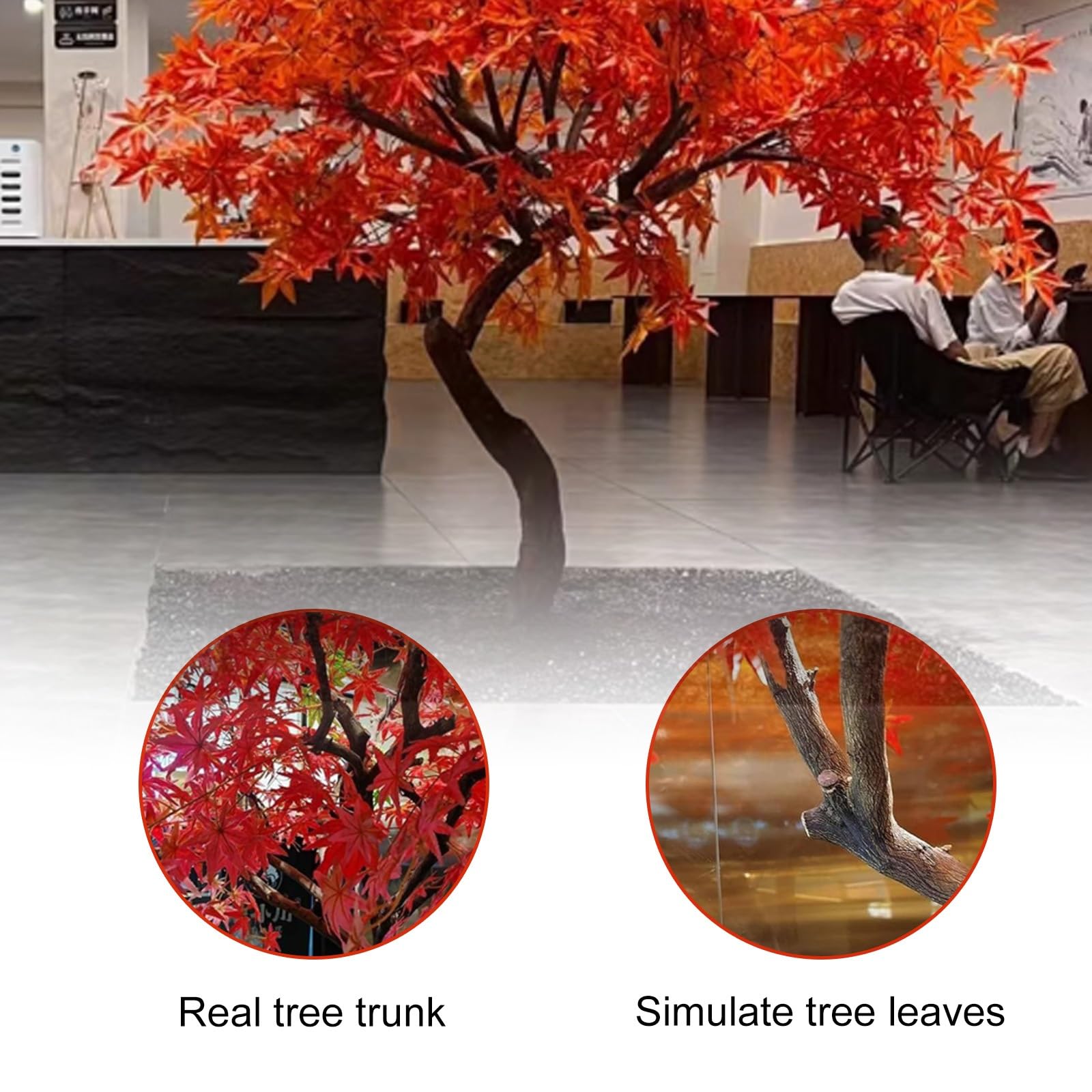 Érable Rouge Artificiel, Arbres Artificiels Pour Décoration