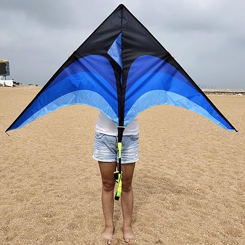 Miniatura 7 de Cometas para adultos y niños fáciles de volar enorme cometa para principiantes con mango de cuerda de cometa de 330 pies y cola de 17 pies