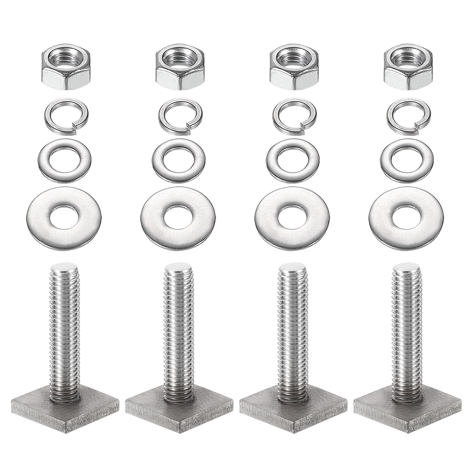PATIKIL T Slot Bolts M8 x 35mm