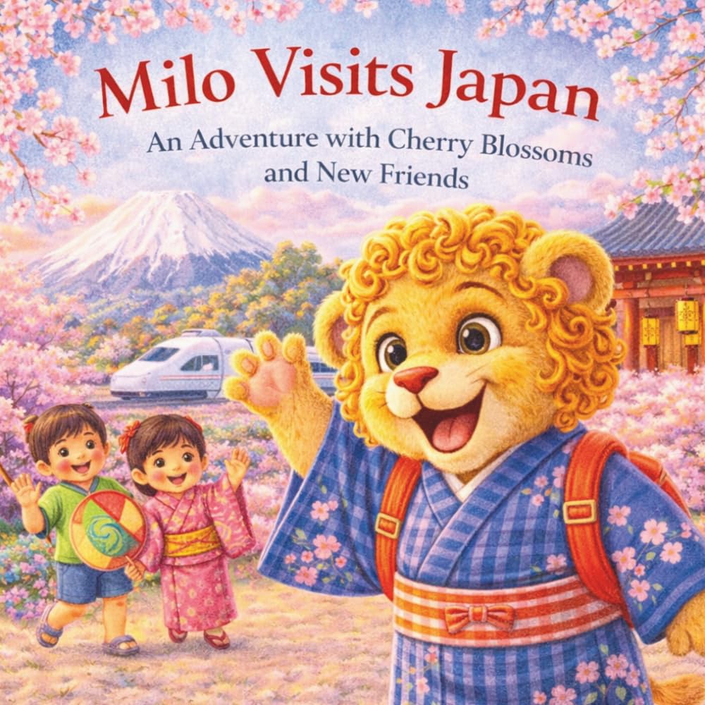 Milo Visits Japan: An Adventure with Cherry Blossoms and Fast Trains (Milo Adventure Series)