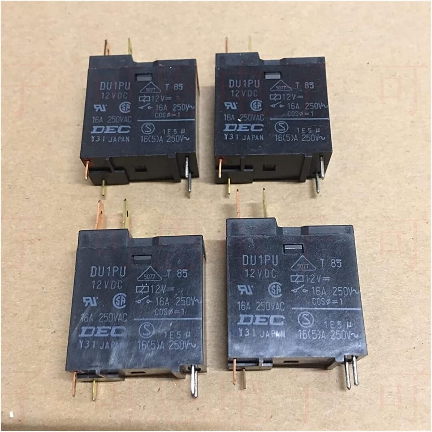 Amazon.com: FIDEMM Relay 10pcs Relay DU1PU 12VDC DU1PU-12VDC 12V 16A ...