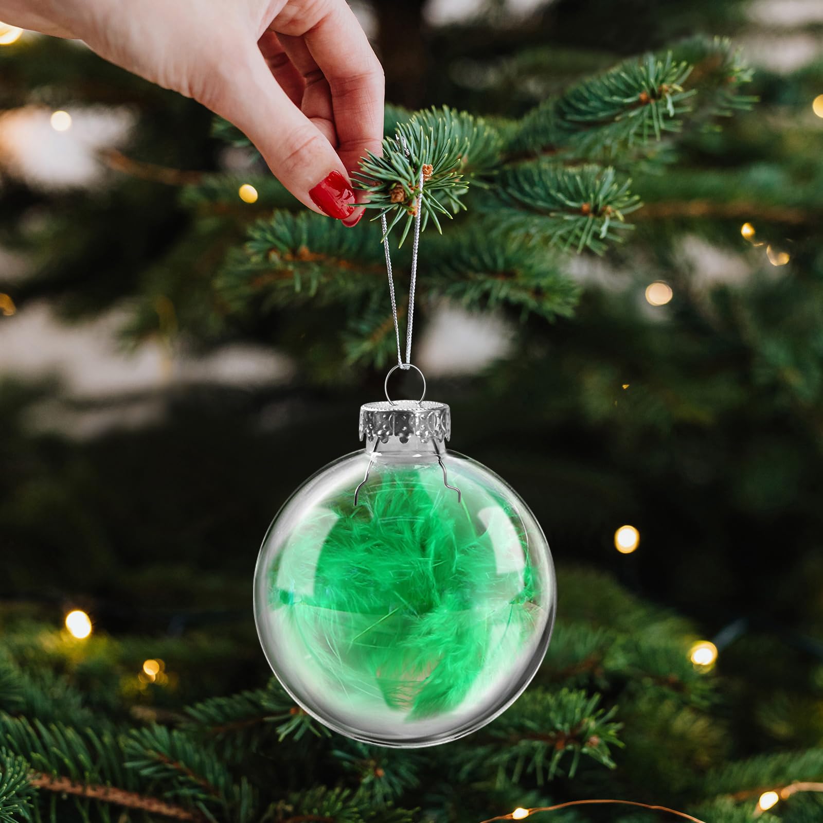 Set De 10 Boules Transparentes à Remplir Pour Aquarium - Ornements Flottants DIY, Décoration Pour Fêtes, Noël