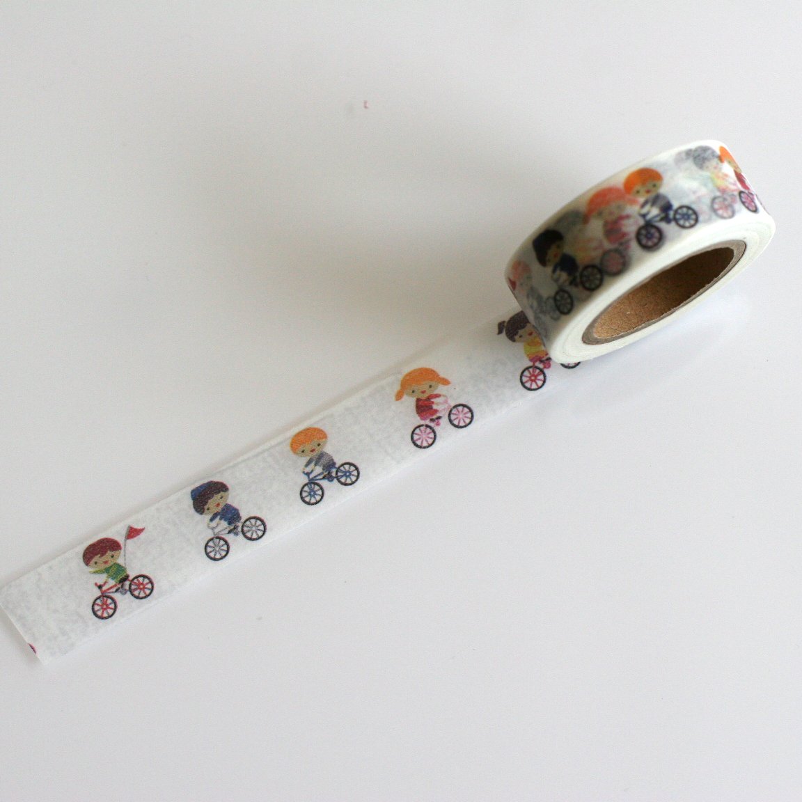 SJ Washi Tape Paper tape Colourful bicycles bikes 15 mm x 10 m