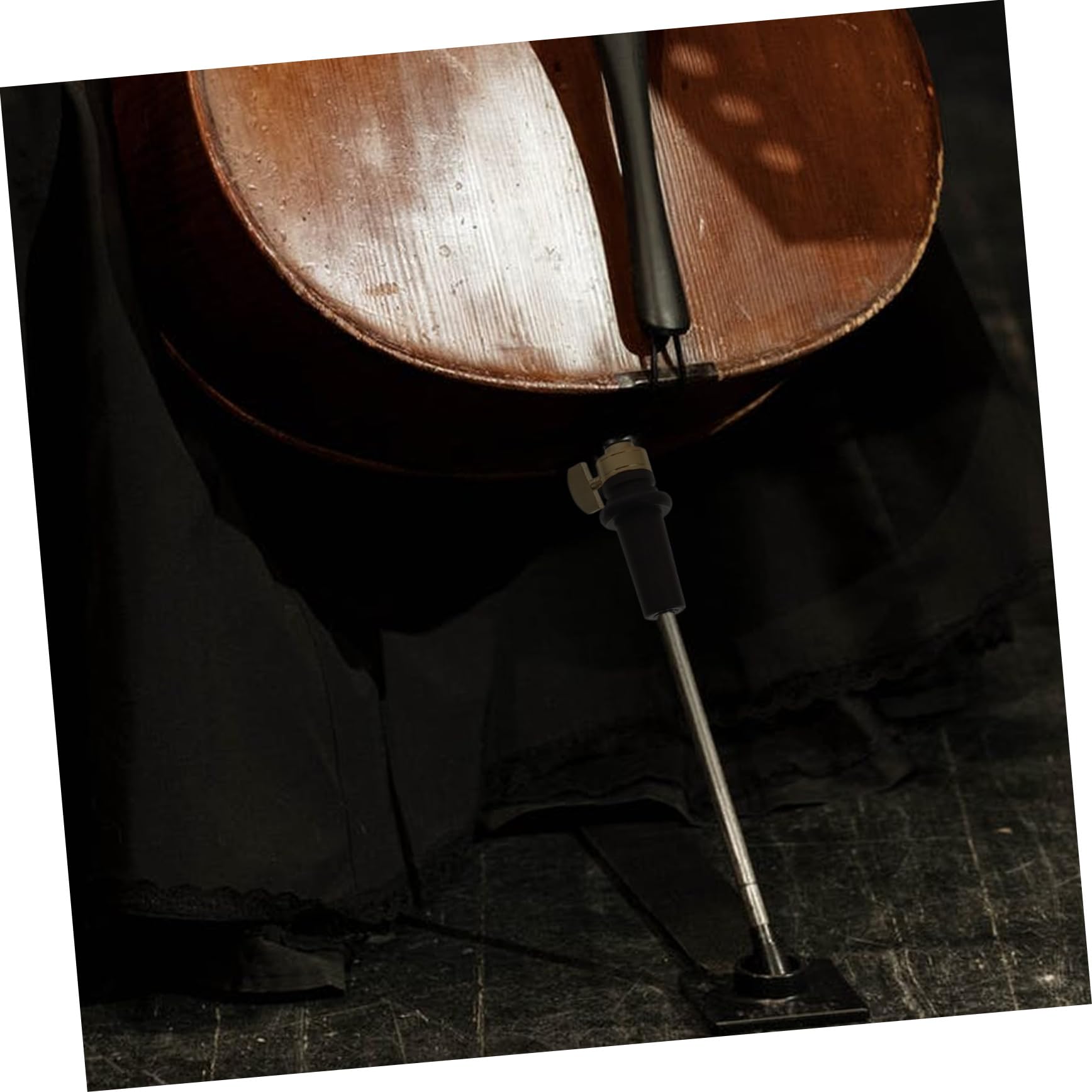 ifundom Cello-Saitenhalter aus Kunststoff, Cello-Stützwerkzeug, spitzes Saitenhalterzubehör.