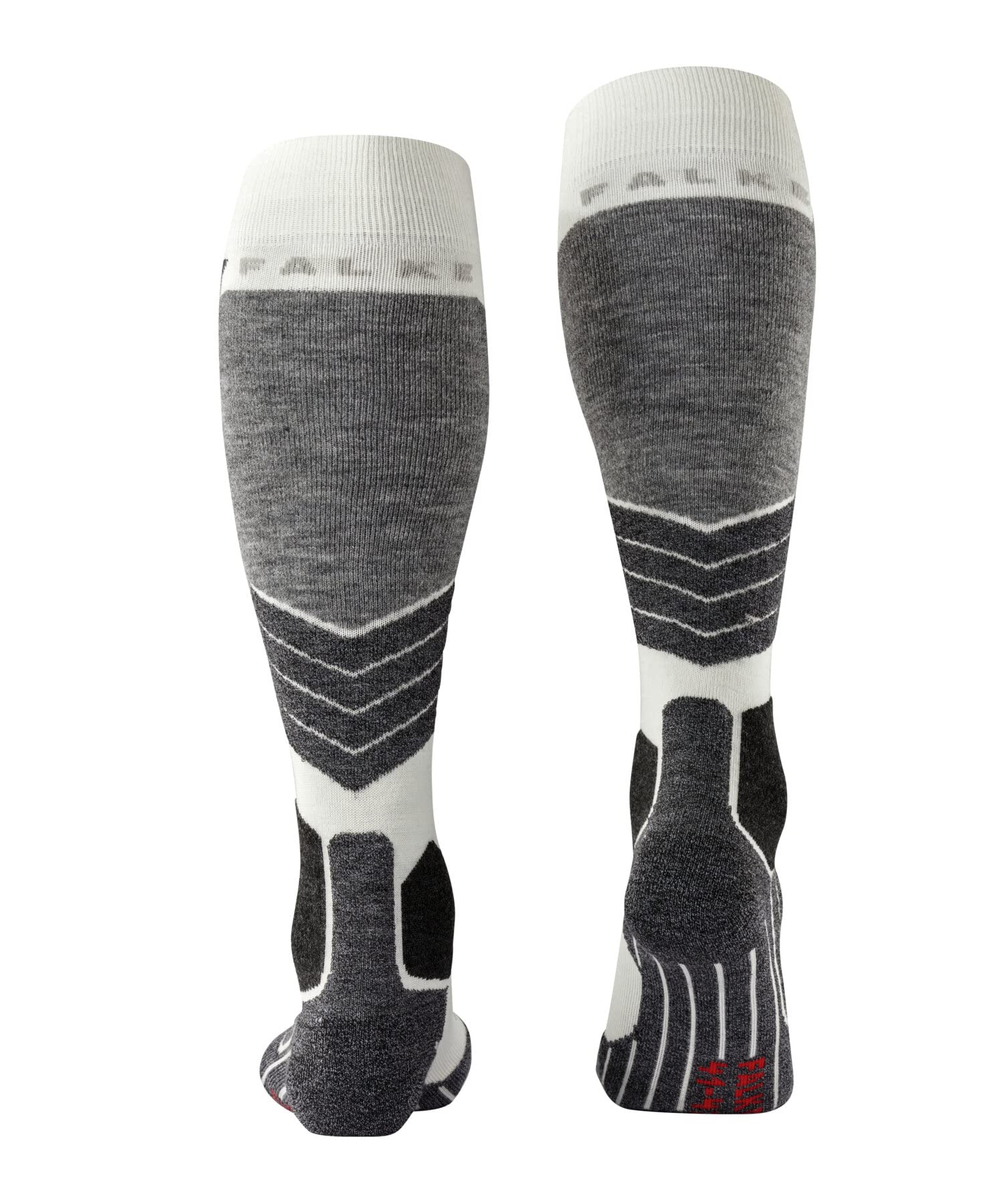 FALKE Kobiety Skarpety narciarskie SK2 Intermediate W Kh Wełna ciepłe grube 1 Para, Biały Off-White 2040, 37-38