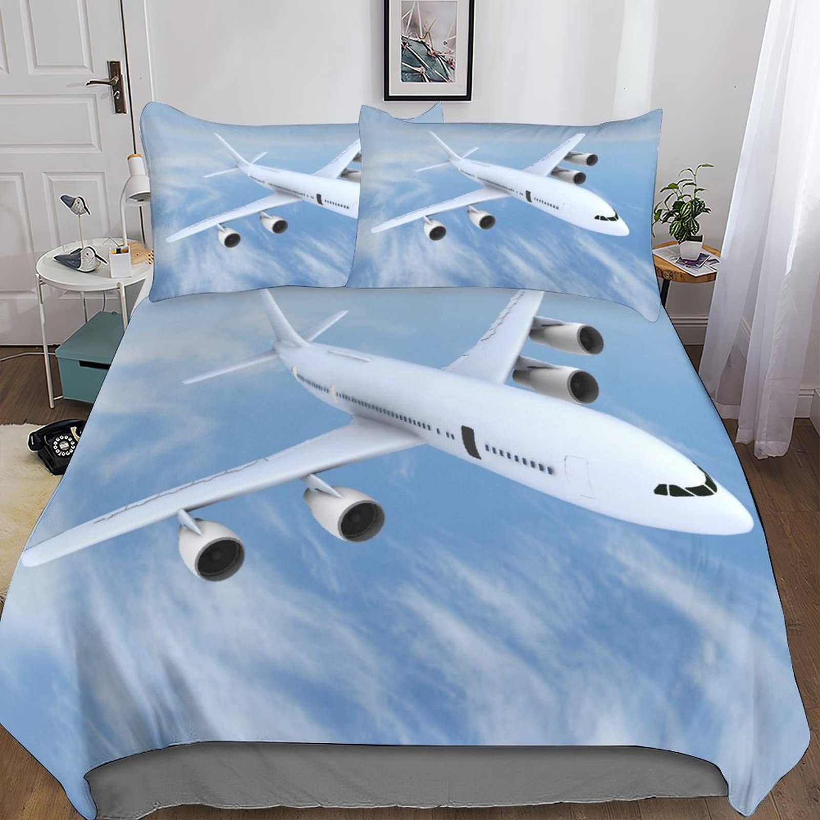 Housse de couette aéronefs 3D pour transformer la chambre des enfants et ados avec style