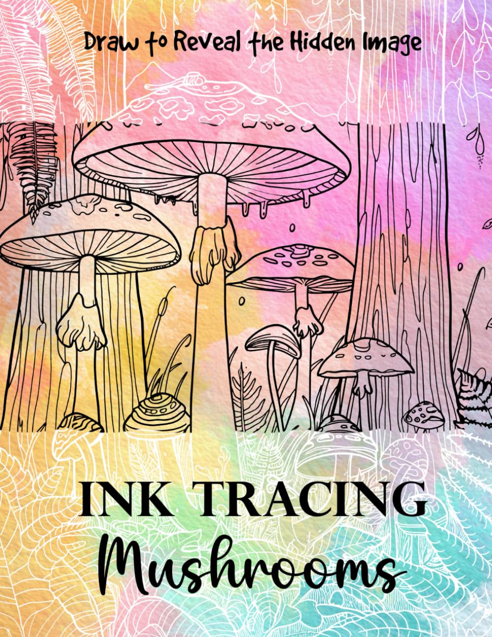 Ink Tracing Mushroom: Draw to Reveal the Hidden Image