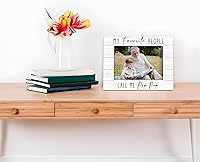 Vista 5 de Marco de fotos Pop Pop Gifts de 4 x 6 pulgadas, marco de madera PopPop, regalos de cumpleaños para el abuelo de parte de los nietos, marcos de fotos