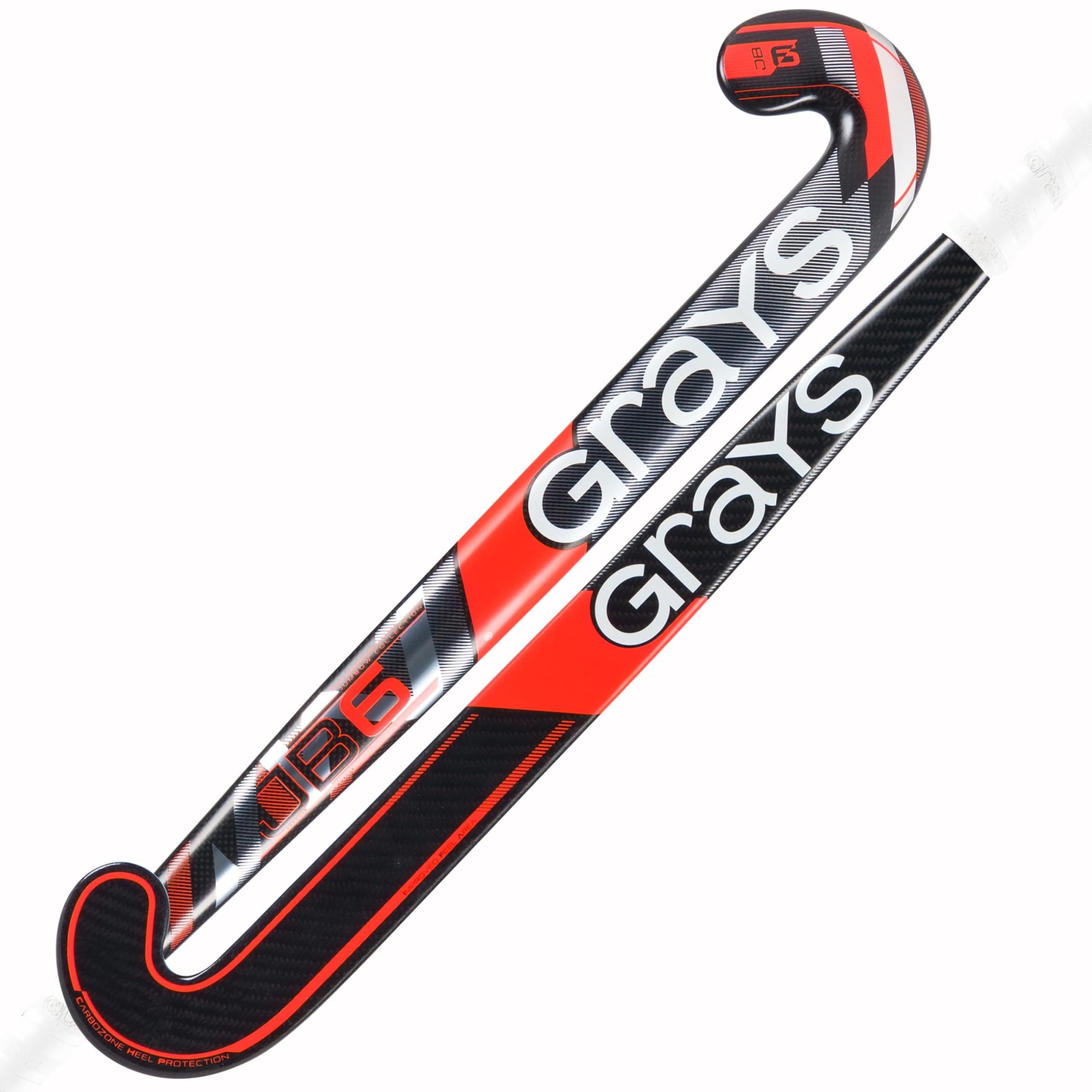 GRAYS Stick Hockey JB6 Jumbow Naranja/Cromo Palo Hockey Hierba