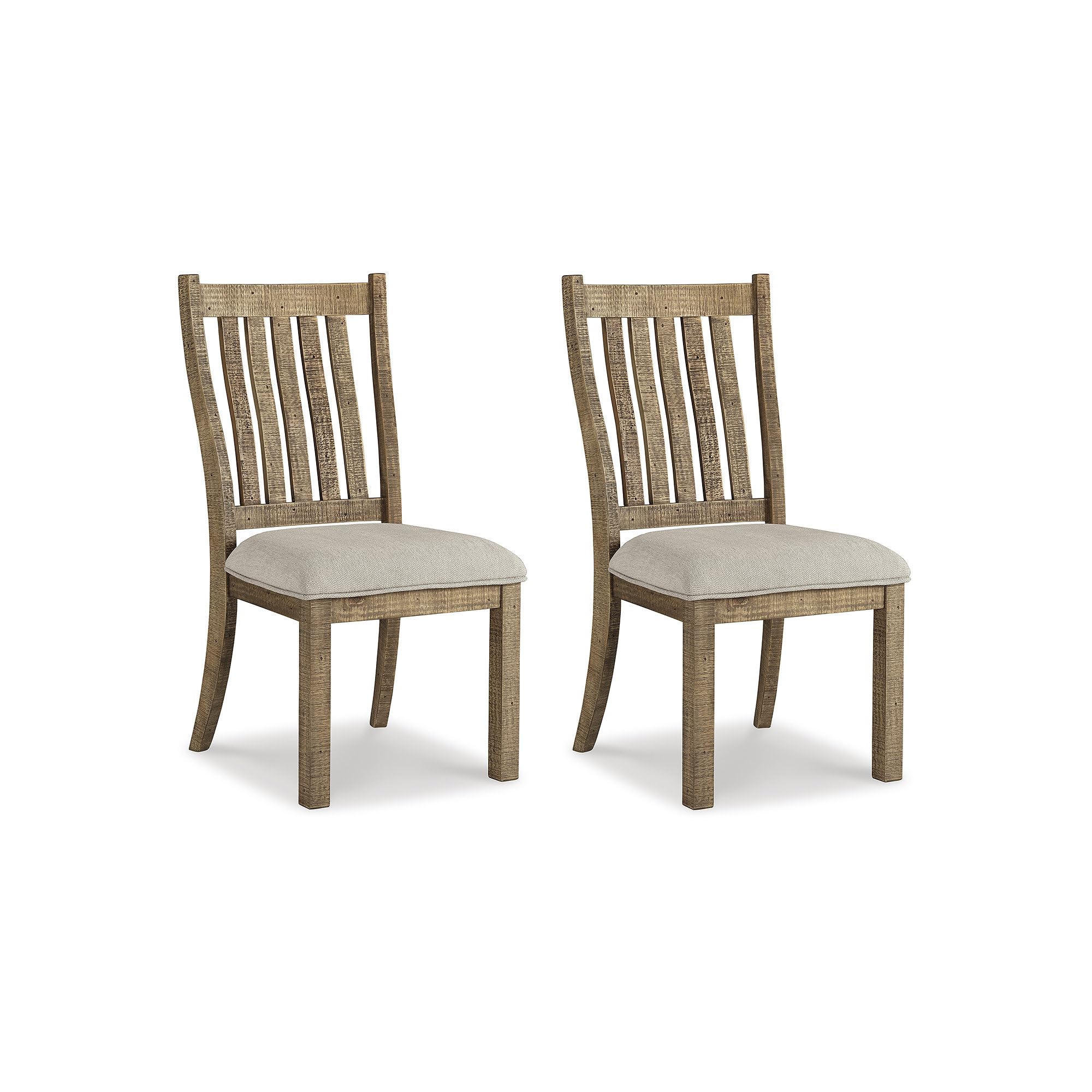 Signature Design by Ashley Grindleburg Farmhouse Upholstered Dining Room Chair, Light Brown