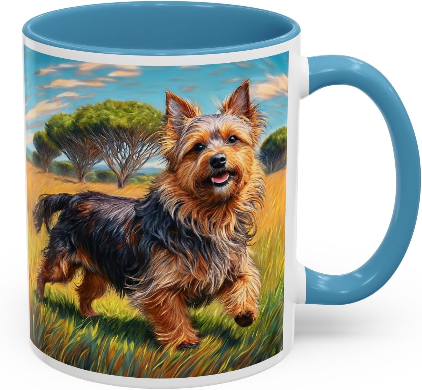 Australian Terrier Ceramic Accent Coffee Mug 2 Sizes