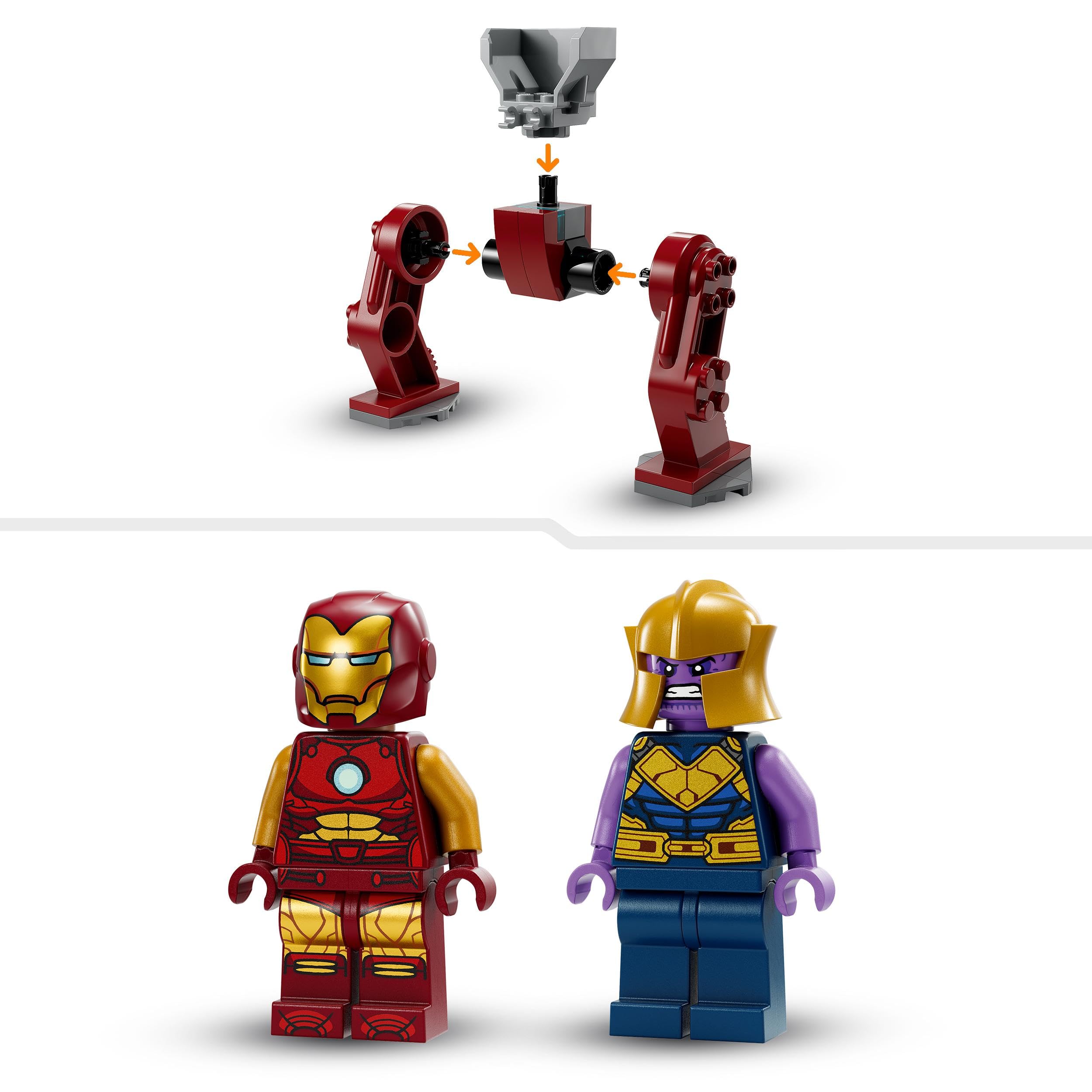 LEGO 76263 Marvel Hulkbuster de Iron Man vs. Thanos Brinquedo para