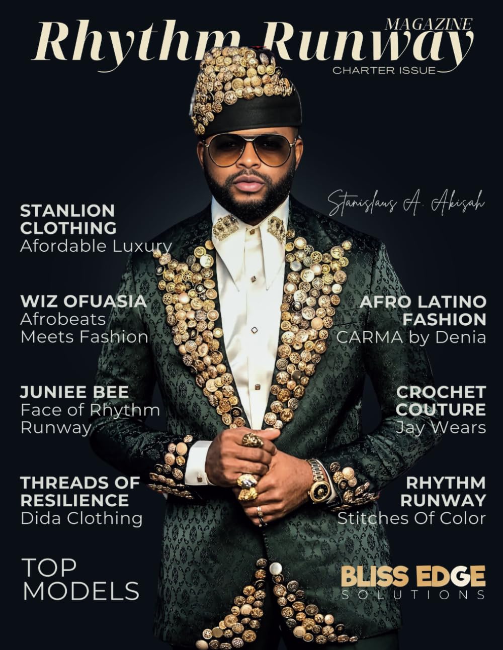 RHYTHM RUNWAY MAGAZINE: Afro Fashion & Lifestyle      Paperback – Large Print, March 2, 2025
