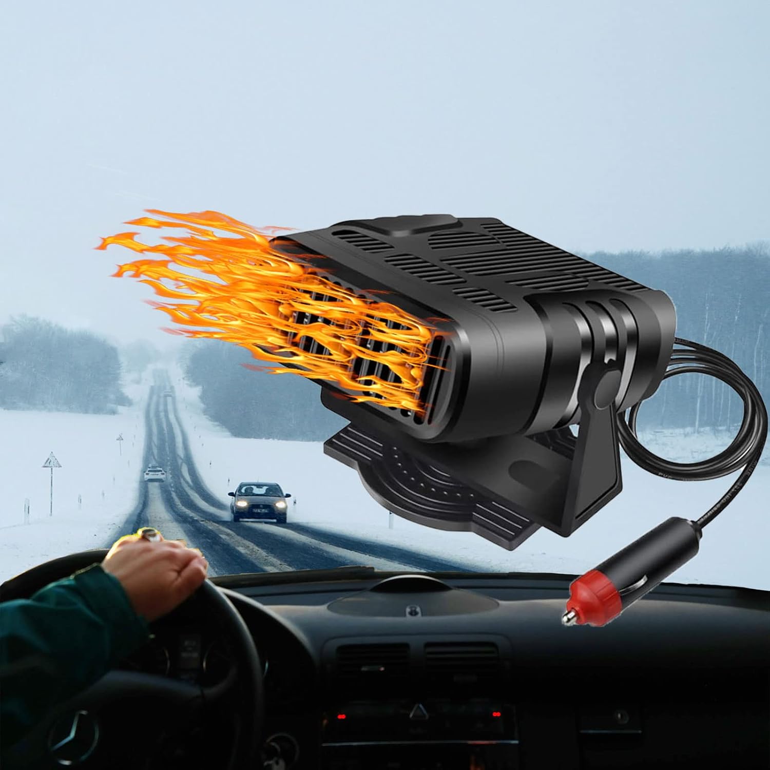 Car Heater 12V 120W Portable Car Heater that Plugs into