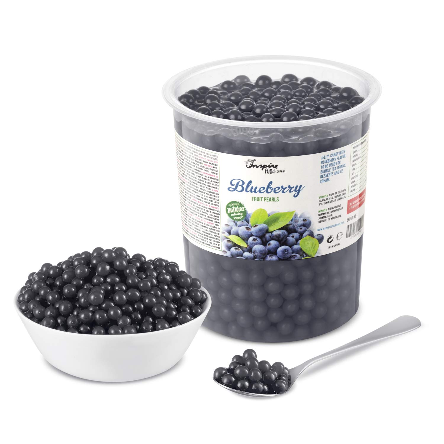 Original Popping Boba Fruchtperlen Fur Bubble Tea 1 Kg Heidelbeere Blaubeere Ohne Kunstliche Farbstoffe Echte Fruchtsafte Weniger Zucker 100 Vegan Und Glutenfrei Amazon De Lebensmittel Getranke