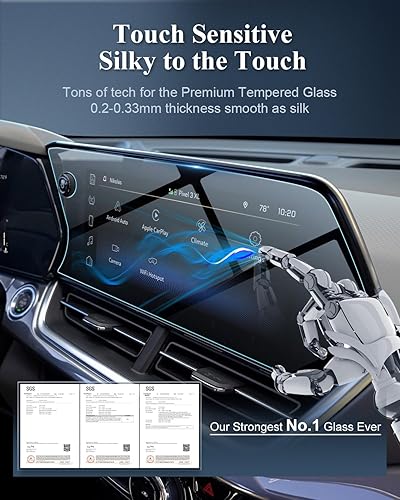 Miniatura 7 de BIBIBO Protector de pantalla para Chevy Trailblazer 2024 2025 para Chevrolet Trax (LT2RSACTIV) 2024 2025 y Chevrolet Trailblazer 2024+ pantalla de