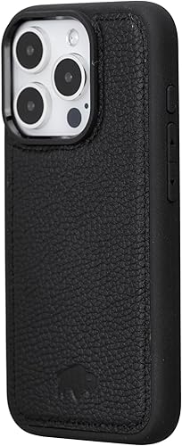 Miniatura 9 de BLACKBROOK - York - Funda MagSafe de piel de grano completo compatible con iPhone 15 Pro (6.1 pulgadas) - Funda delgada a presión con revestimiento
