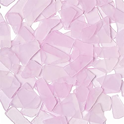 Vidrio de mar  Seaglass decorativo rosa esmerilado  Relleno de jarrón de 16 onzas, suministros de manualidades de bricolaje  Boda en la playa,