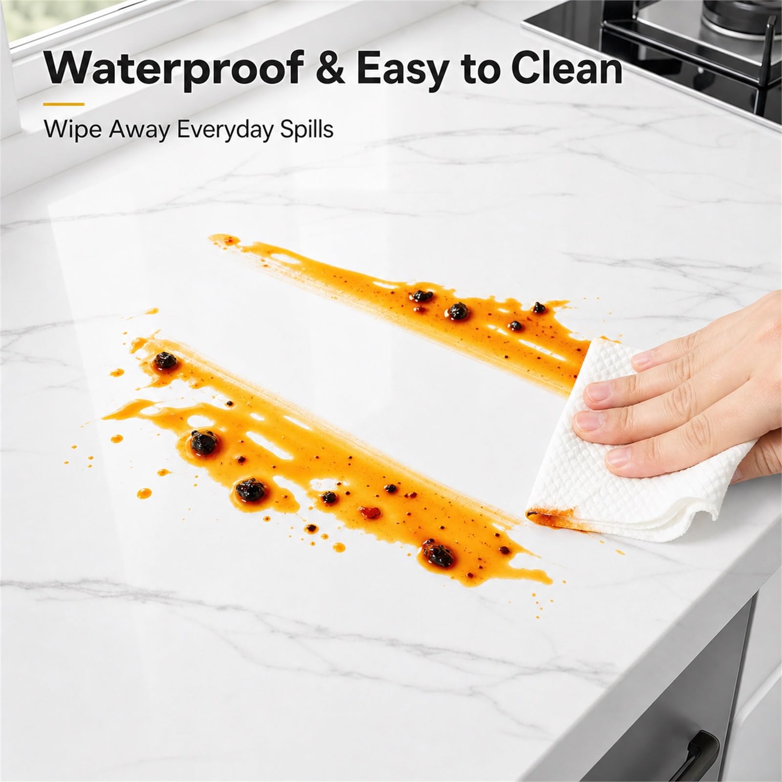Papel De Pared Decorativo Marmol,Film Adhesivo Decorativo De FáCil Limpieza Marmol,Impermeable,Resistente Al Aceite,para Mesas,Encimeras,Muebles Y Superficies Lisas