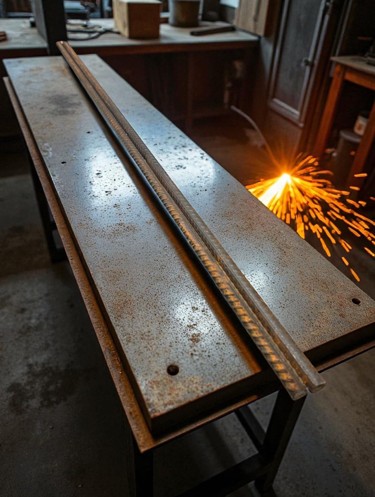 2 barras de refuerzo de acero para hormigón armado de refuerzo de metal | acanalado de alta resistencia (ø12 mm, 100 cm)