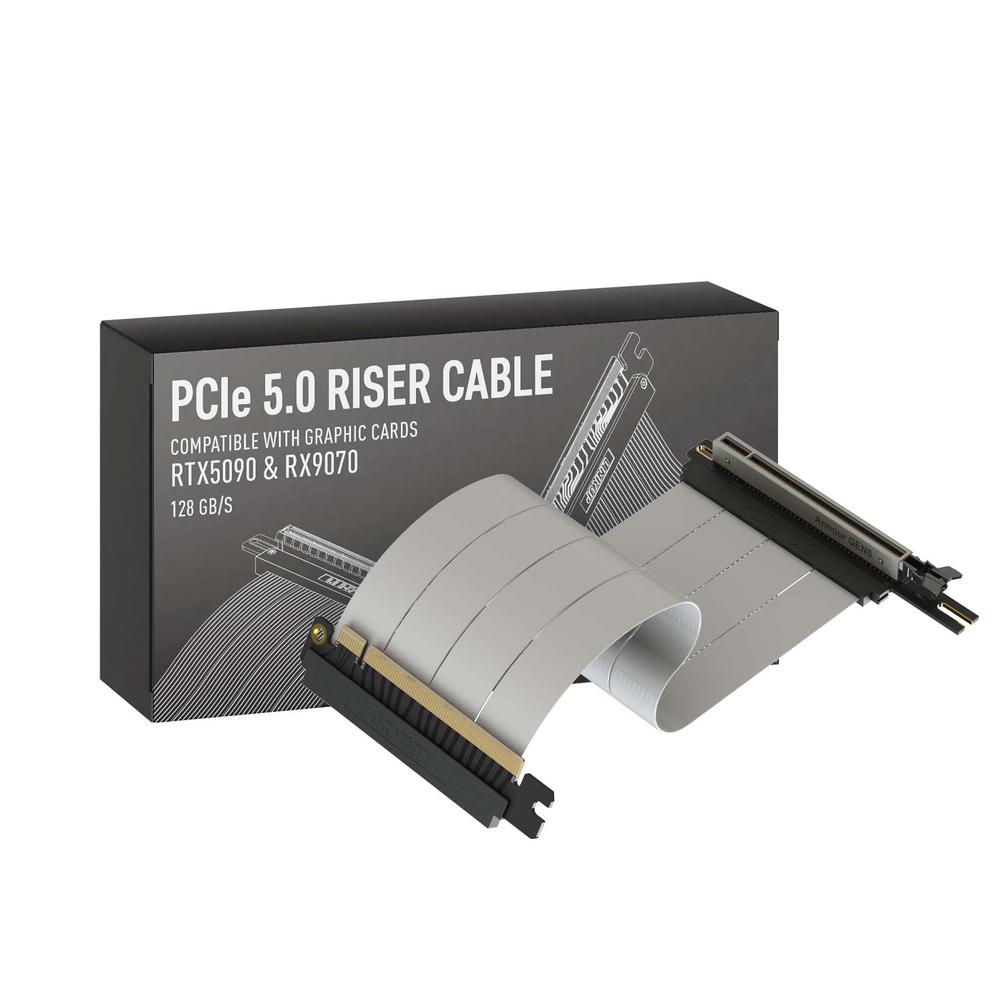 Amazon.com: LINKUP PCIE 5.0 Riser Cable | for Vertical GPU Mount