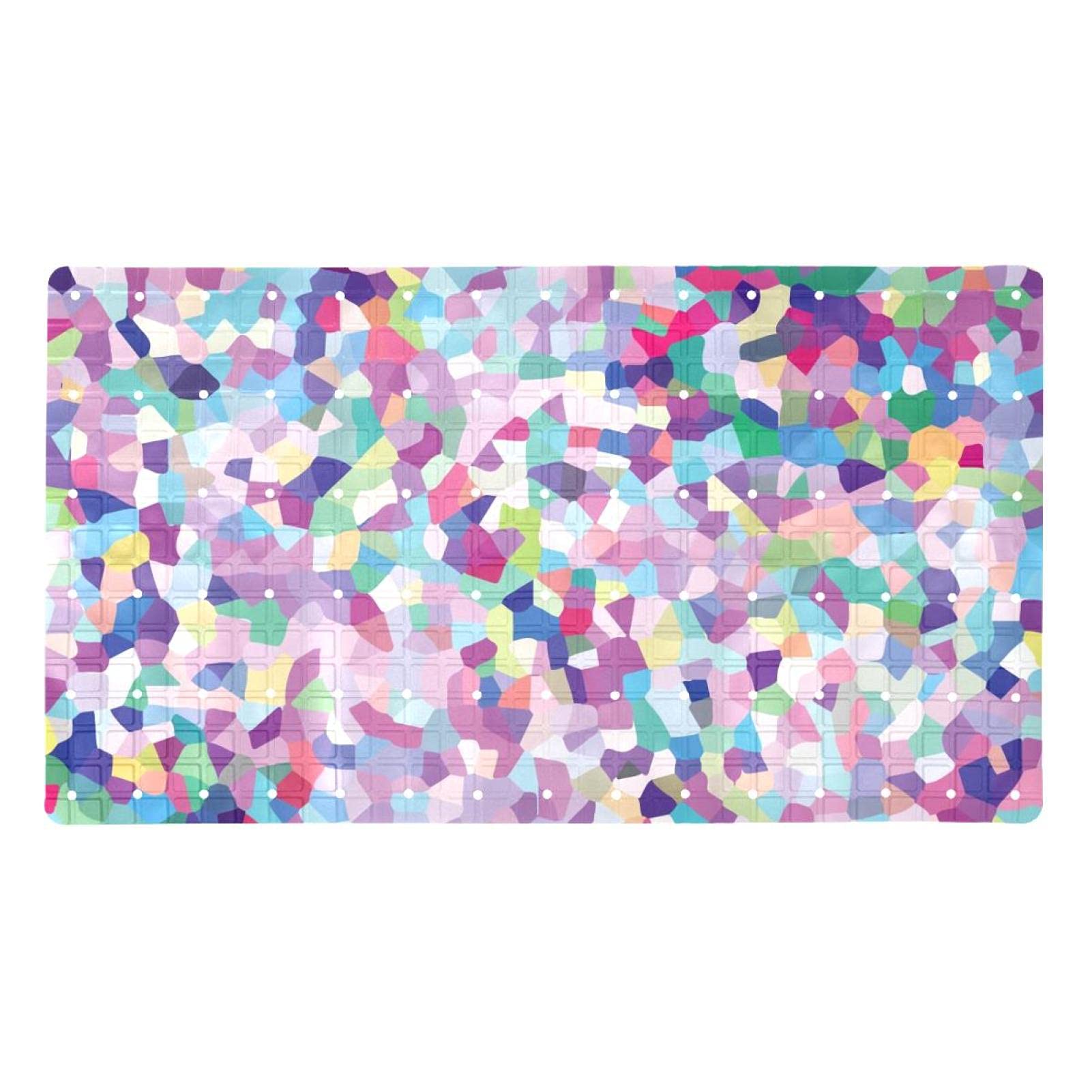 Tapis antidérapant pour baignoire à ventouses pour la sécurité du bain