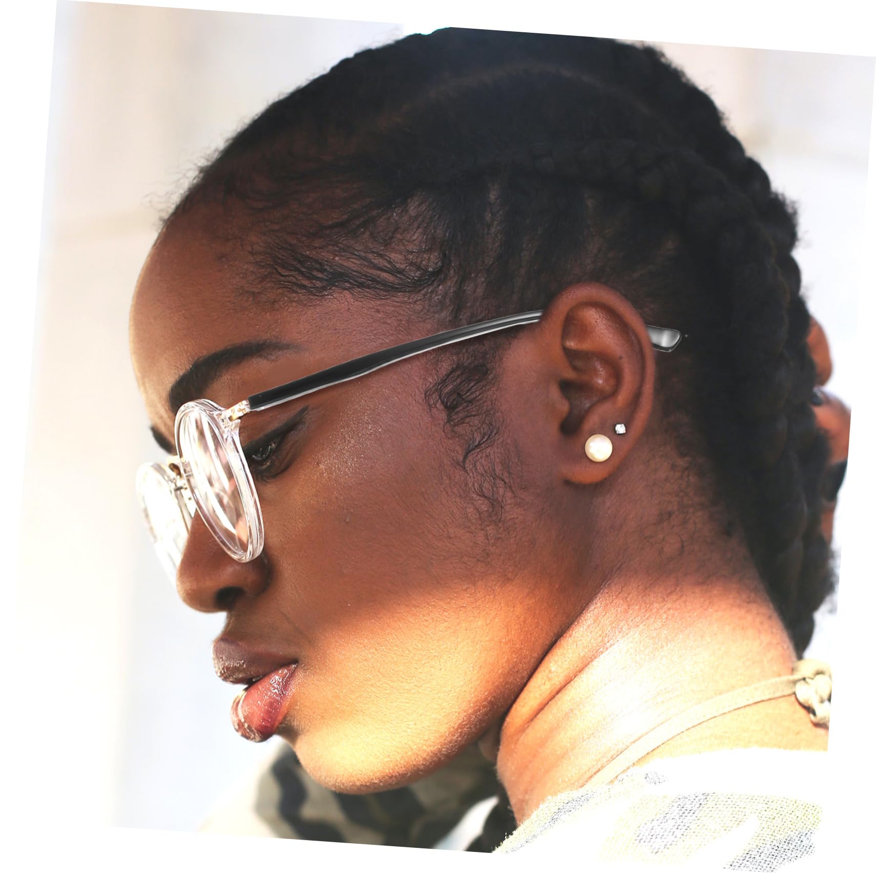 FRCOLOR 1 Pair Eyeglasses Screwdriver Plastic Metal Eyeglass Ear Cushions Universal Eyeglasses Temple Glasses Legs for Replacement