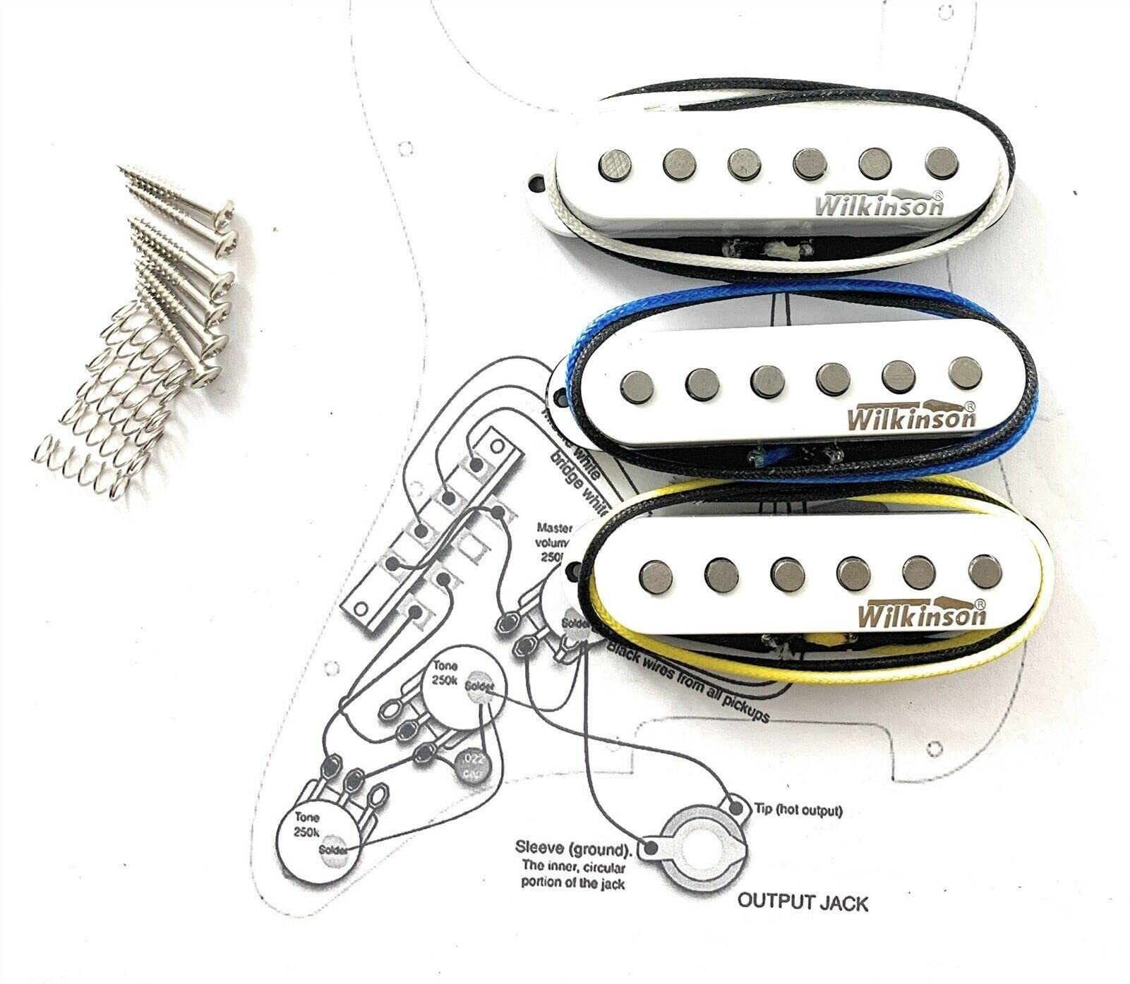 pastilla de guitarra eléctrica Guitarras De Bobina De Alnico V Solo Para En Color Blanco guitarra eléctrica pastillas