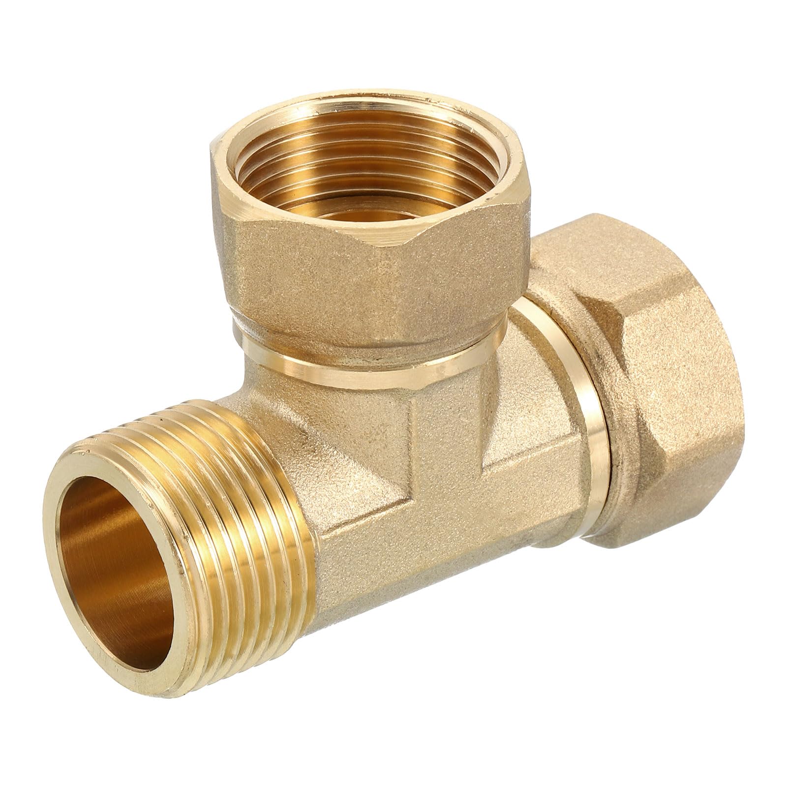 X AUTOHAUX - 2 Raccordi A T A Y In Rame Per Tubi Da 6mm | Connettori 3 Vie Per Aria, Acqua, Carburante, Gas