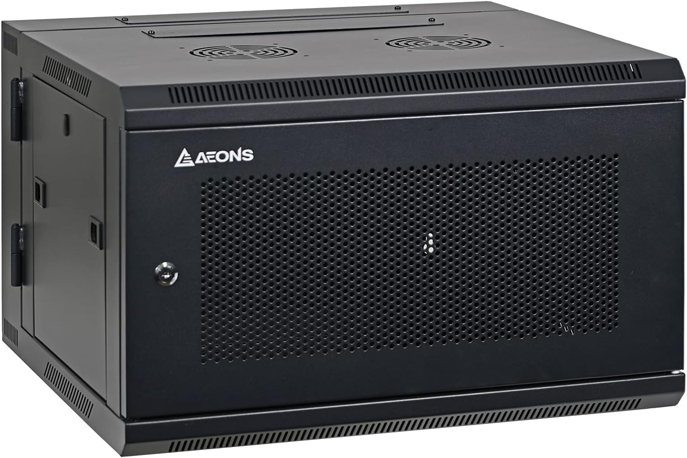 Flаѕh Dеаlѕ - 70% оƒƒ AEONS 6U Professional Wall Mount IT Cabinet Enclosure Double Section Hinged Swing Out 19-Inch Server Network Rack with Vented Door 22-Inches Deep Black (Fully Assembled)