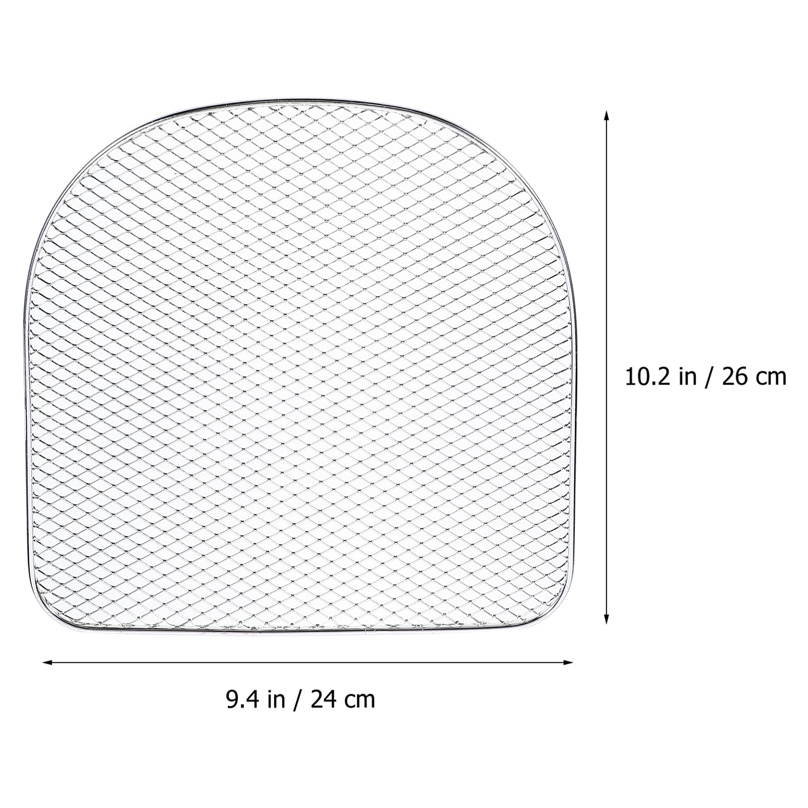 Rete Essiccazione per Friggitrice ad Aria 3 Pezzi Inox Bianco