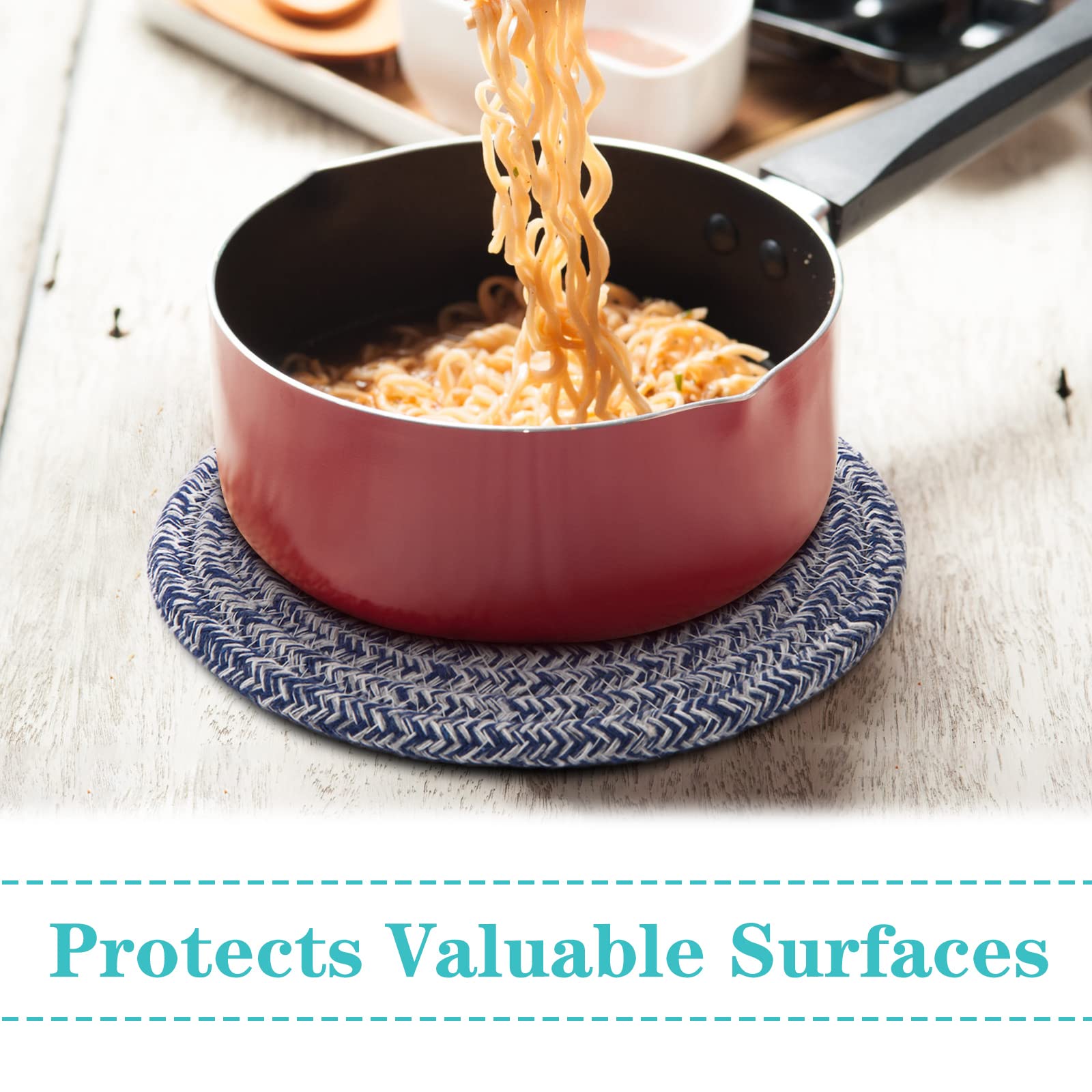 Amazon.com: Trivets for Hot Dishes, Pots and Pans, 8 Inches Hot