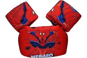 Spiderman Swim Vest for Kids Learning Toddlers, 30-55 lbs
