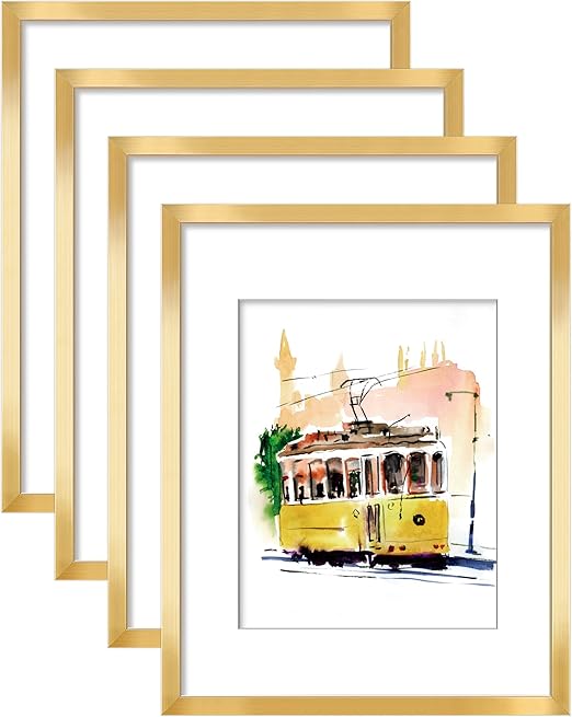 Annecy 16x20 Picture Frames (4 Pack, Gold), Composite Wood