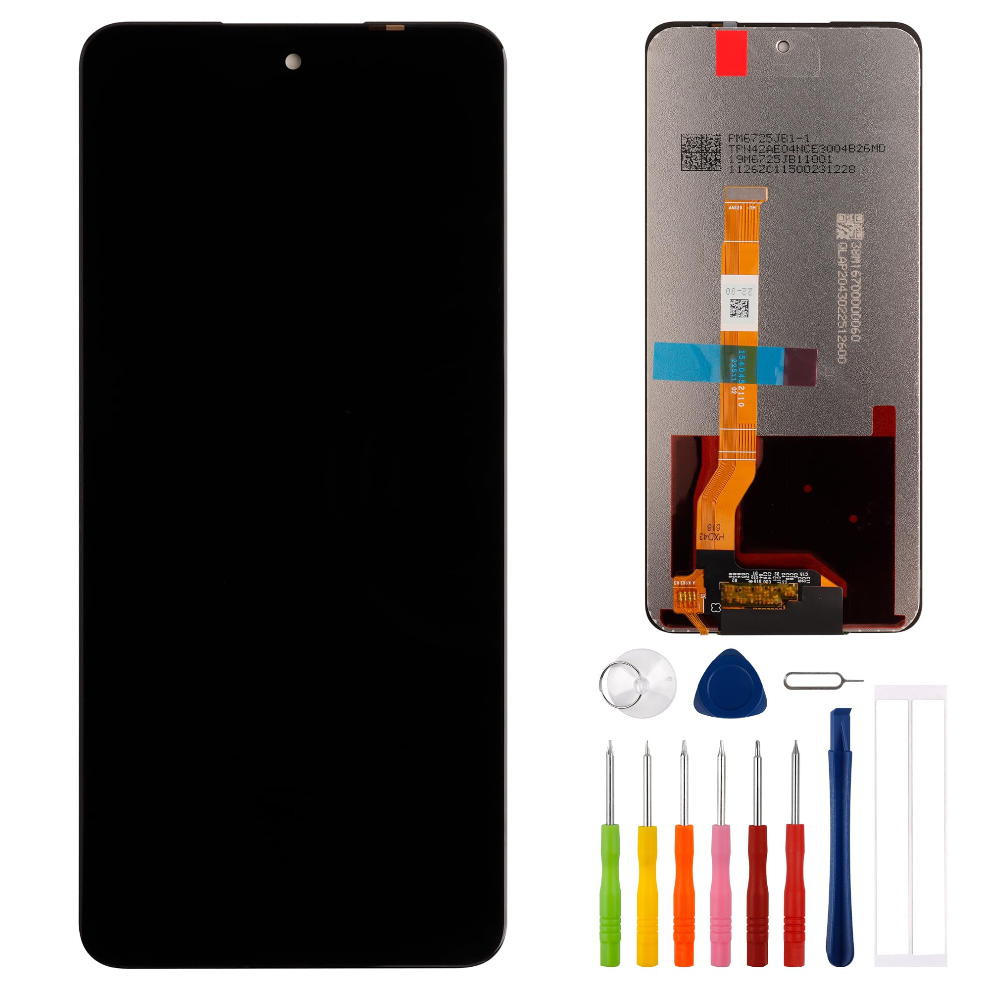 Display LCD di Ricambio Compatibile con Realme C67 (Senza Cornice RMX3890 Display LCD da 6,72 Pollici Touch Screen con Strumenti