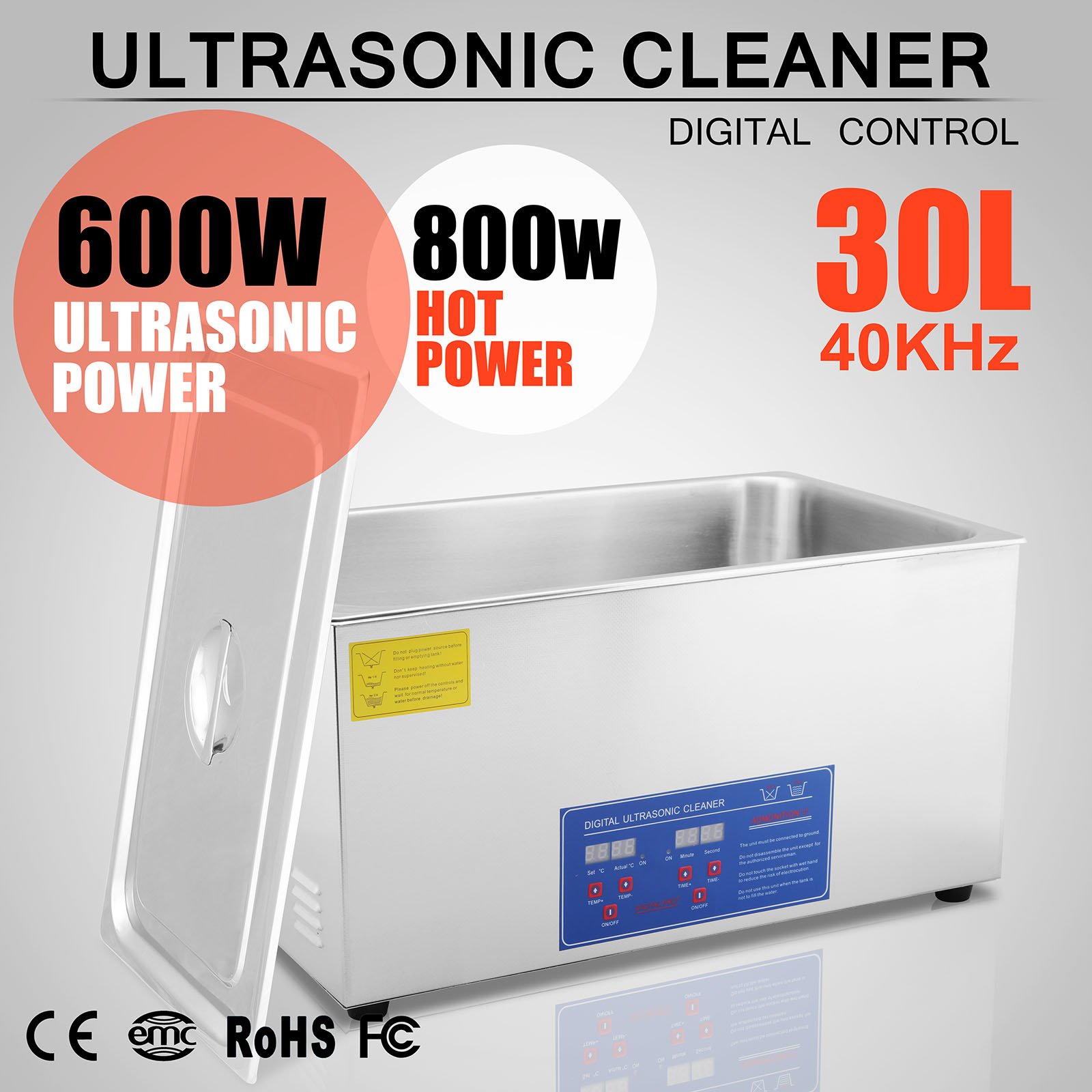 Buy OrangeA Ultrasonic Cleaner Ultrasonic Cleaner Solution Heated