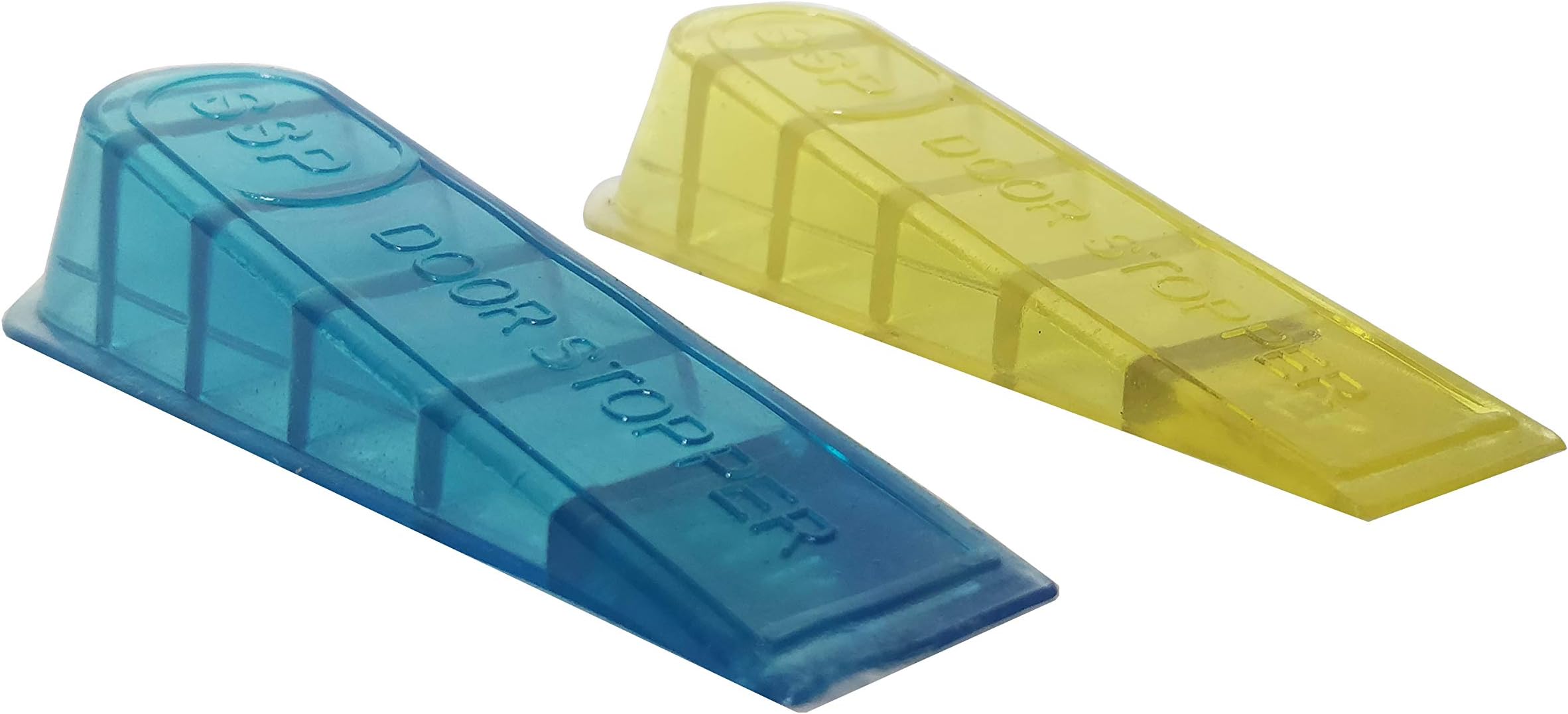 Okayji Rubber Non-slip Wedge Door Stopper for Child Safety Finger Block Protect (4.5 Inch, Random Colour) -2 Pieces