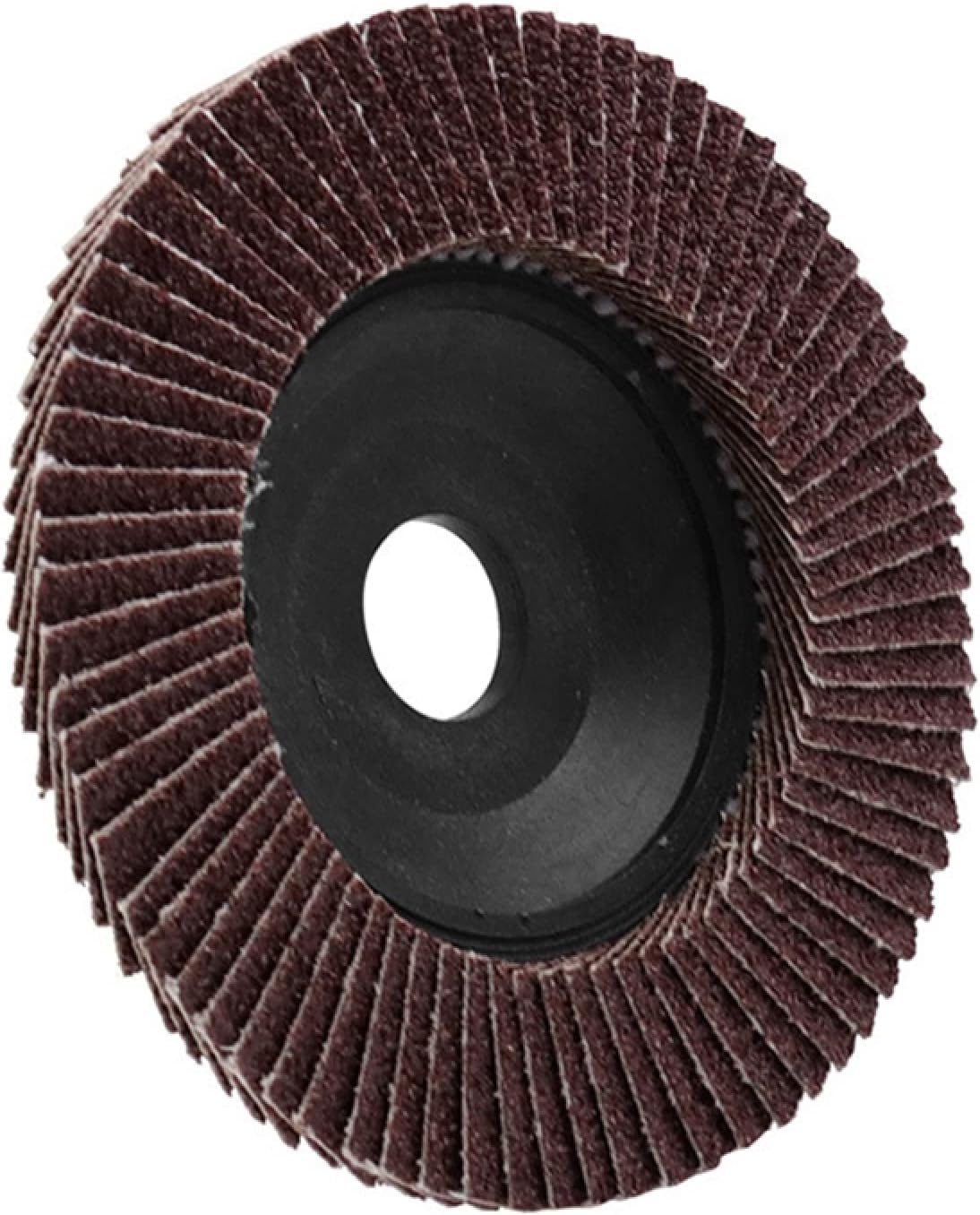 Abrasive Flap Wheel Sander，Abrasive Flap Wheel，Fla 10pc Abrasive 100mm Hole Dia 16mm Polishing Grinding Wheel Quick Change Sanding Flap Disc for Grit Angle Grinder 60 80 120 Grit,grit 60 polishing(120