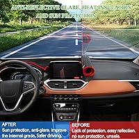 Vista 5 de Cubierta de tablero personalizada para Corolla 2007 2008 2009 2010 2011 2012 2013 antideslizante decoración interior parasol deslumbrante protector