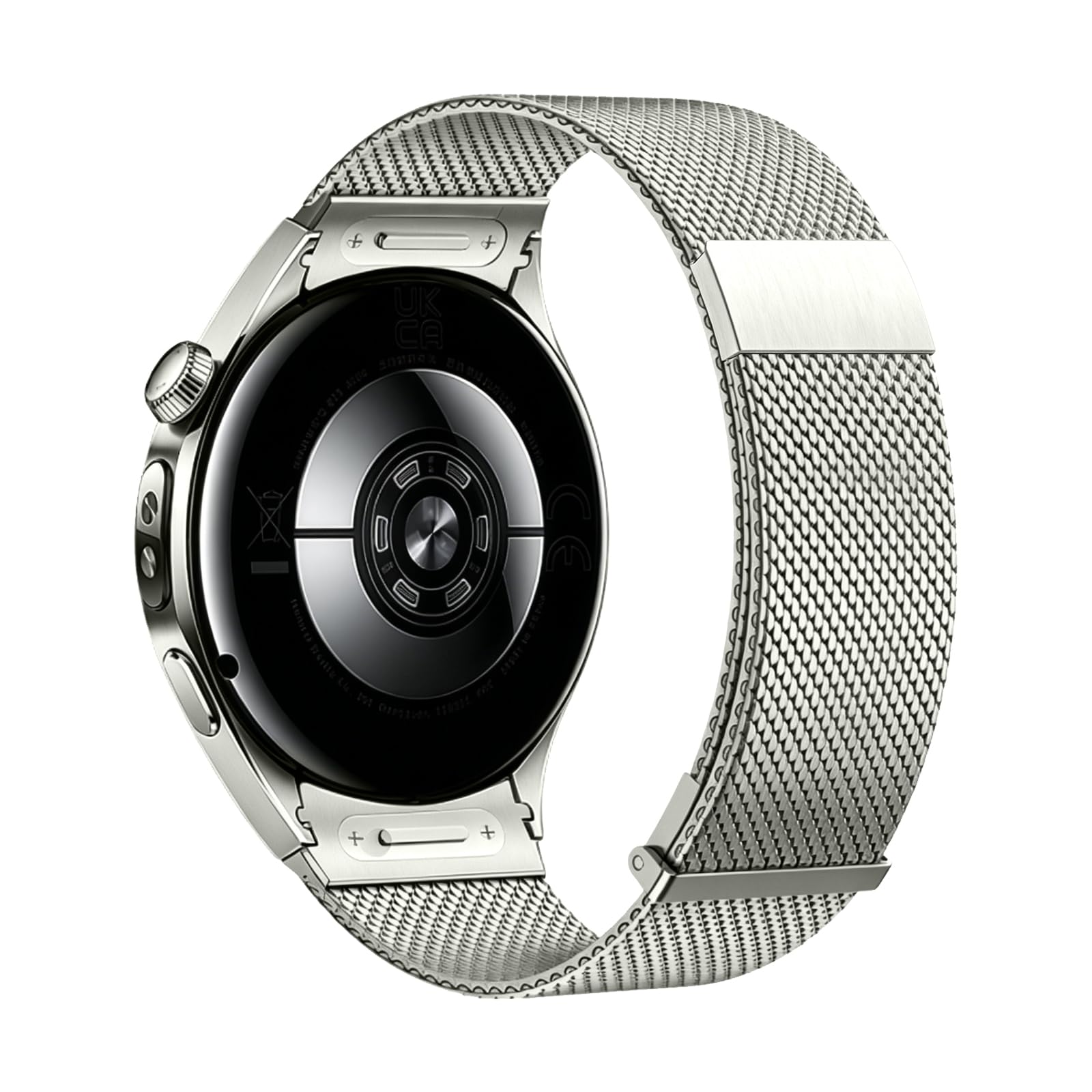 Milanese bransoletka do Huawei Watch 5 46 mm, możliwość regulacji za pomocą jednego kliknięcia, bez przerw, stal nierdzewna, metalowa bransoletka dla kobiet i mężczyzn, do Huawei Watch 5 46 mm