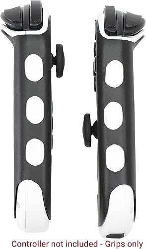 Miniatura 3 de Setex Empuñaduras antideslizantes solo empuñaduras compatible con el controlador Switch Nintendo Joy-Con empuñaduras microestructuradas negro máximo