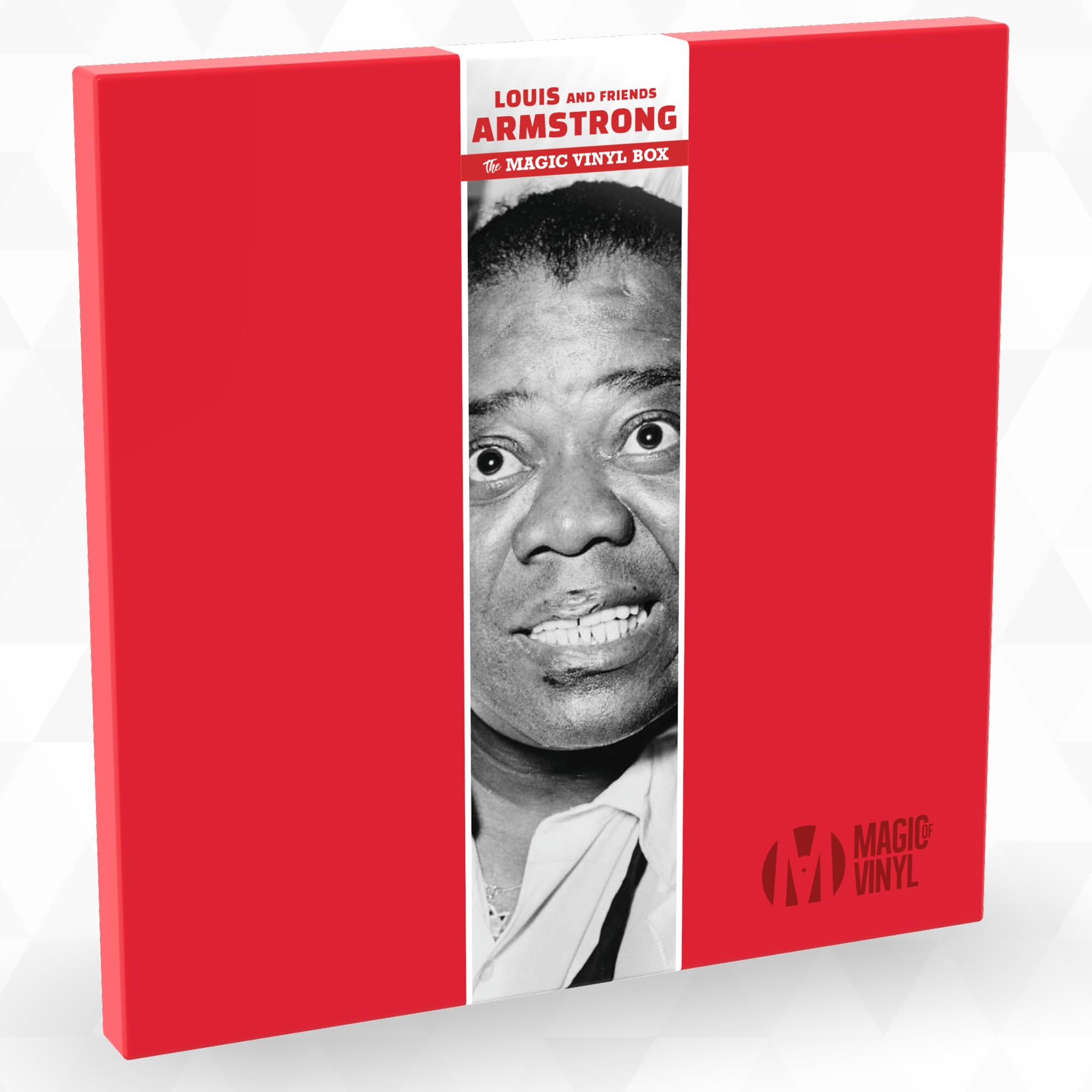 Louis Armstrong and Friends - Magic-V-Box - 3 Vinylschallplatten - einzigartig und limitiert - Top Geschenk!