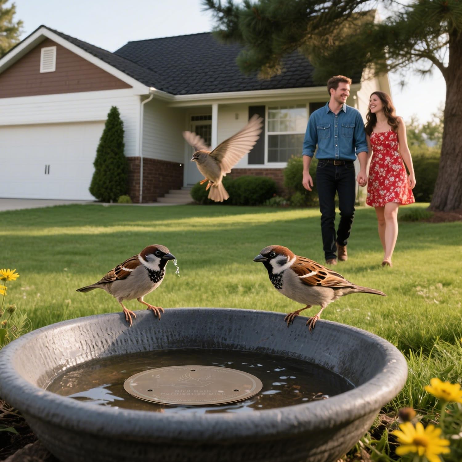 Birdbath Copper (6, Pure Copper)