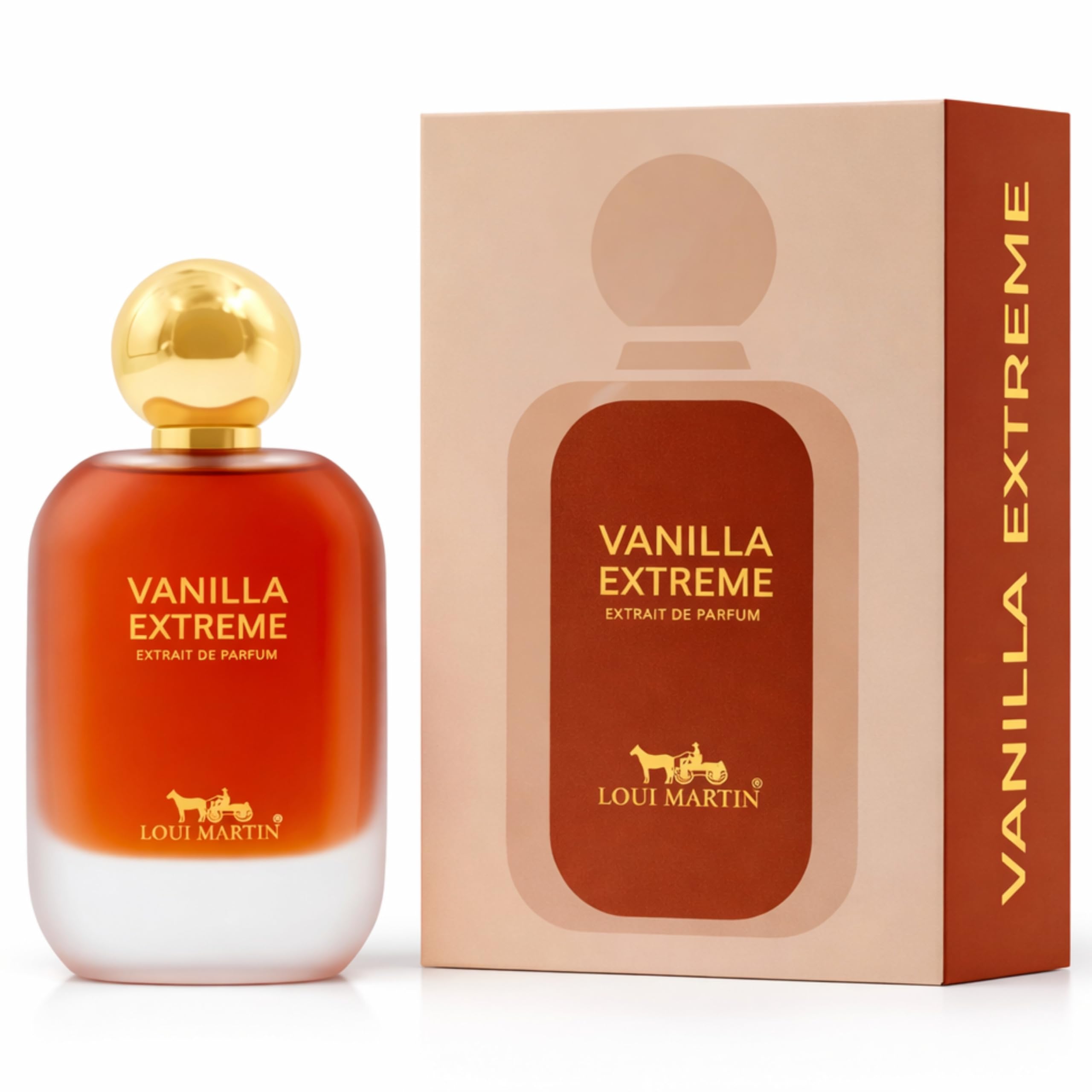 Loui Martin Vanilla Extreme Extrait de Parfum 100ml – Intensiver Vanille Duft Unisex – Süß, Cremig, Orientalisch Weißer Moschus, Amber, Süßholz – Langanhaltendes Nischenparfum für Damen & Herren